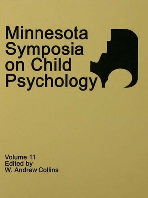 cover image of Minnesota Symposia on Child Psychology